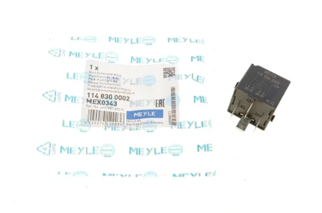 Реле вмикання компресора підвіски VW Caddy/Crafter/T5 06-16 114 830 0002 MEYLE 114-830-0002