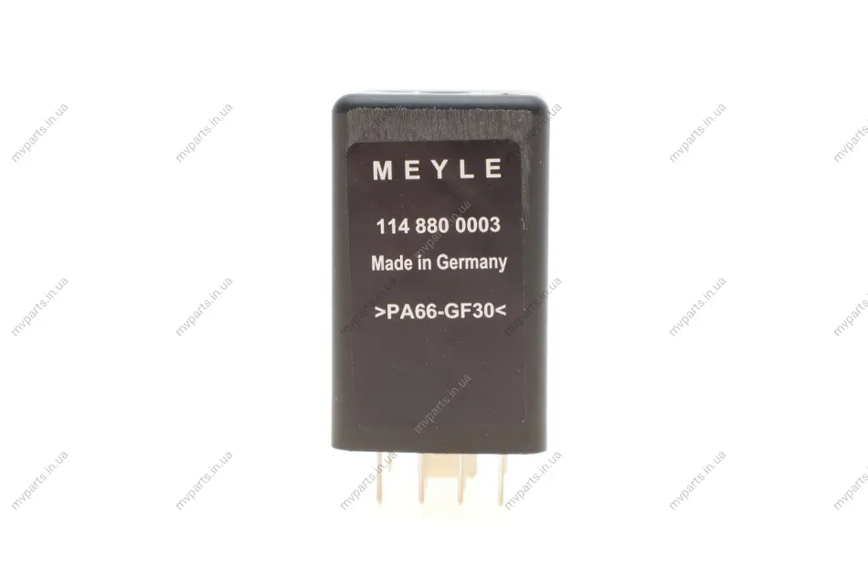 Реле свічок розжарювання VW T5 1.9TDI/2.0TDI 03-15 114 880 0003 MEYLE 114-880-0003 (фото 1)