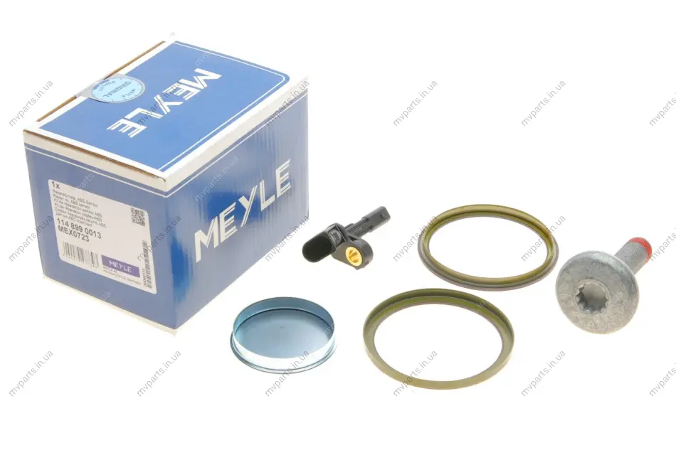 Датчик ABS (задній/к-кт) Audi A3/Q3/TT/Skoda Octavia/SuperB/VW Golf/Jetta/Passat/Touran 03- (R) 114 899 0013 MEYLE 114-899-0013 (фото 1)