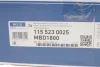 Диск гальмівний (задній) Audi A3/VW Golf/Passat 04-14 (286x12) 115 523 0025 MEYLE 115-523-0025 (фото 7)