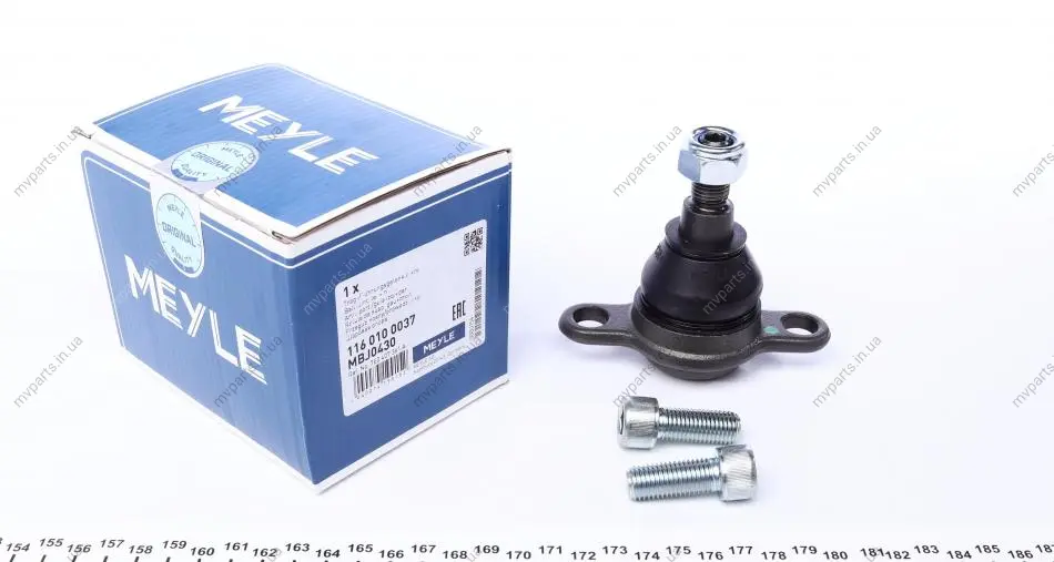 Опора кульова (передня/знизу) VW T5/T6 03- (пасажир) 116 010 0037 MEYLE 116-010-0037 (фото 1)