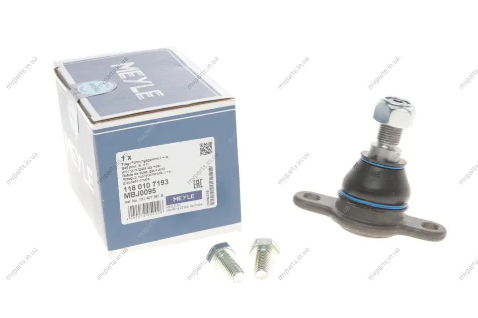 Опора кульова (передня/знизу) VW T4 90-96 116 010 7193 MEYLE 116-010-7193 (фото 1)