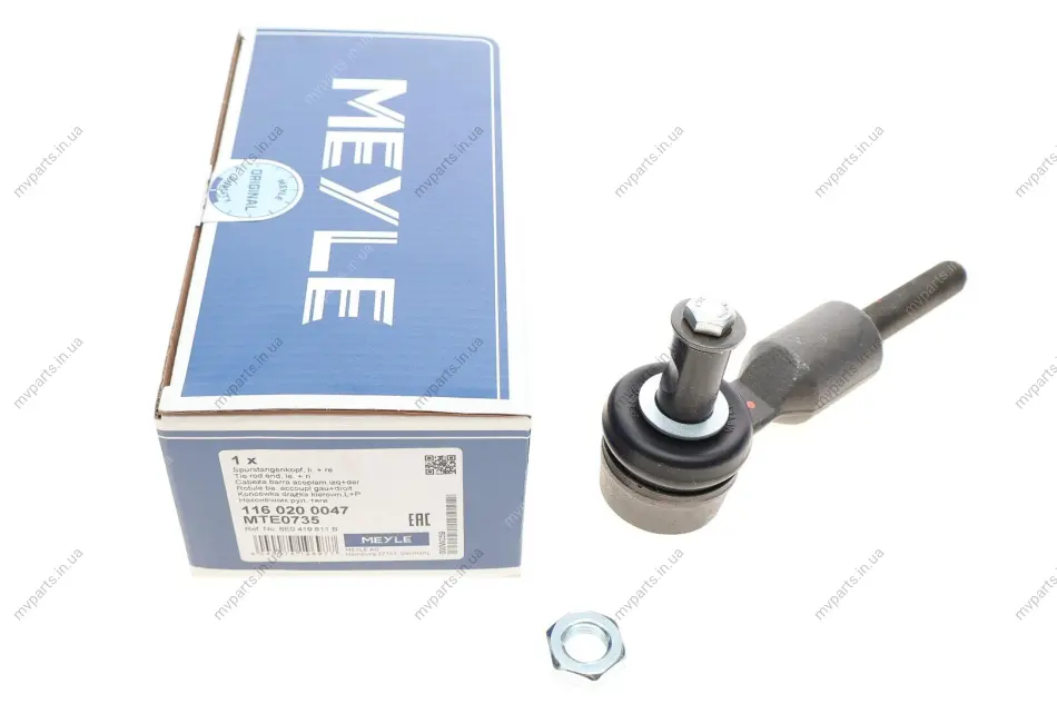 Наконечник тяги рульової Audi A4/A6/VW Passat B5 96-05 116 020 0047 MEYLE 116-020-0047 (фото 1)