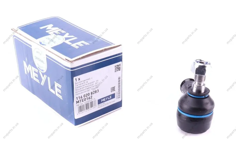 Наконечник тяги рульової (L) Audi A3/Skoda Octavia/VW Golf IV 95-10 (L=75mm) (короткий) 116 020 8283 MEYLE 116-020-8283 (фото 1)