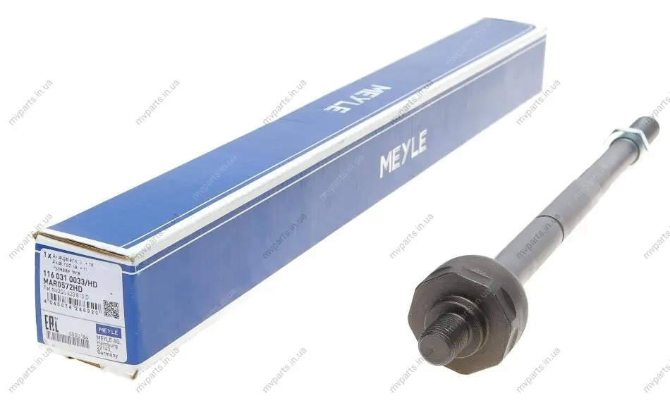 Тяга рульова VW Polo/Seat Ibiza 17- 116 031 0033/HD MEYLE 116-031-0033-HD (фото 1)