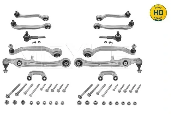 Комплект важелів підвіски (передньої) Audi A6 2.0-5.2 04-11 (з болтами) 116 050 0095/HD MEYLE 116-050-0095-HD (фото 1)