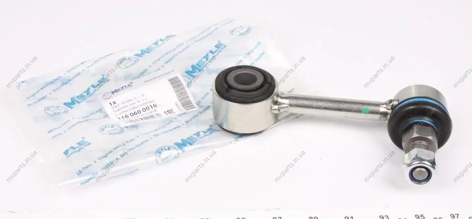 Тяга стабілізатора (переднього) (з наконечником) VW T4 91- (27mm) 116 060 0010 MEYLE 116-060-0010 (фото 1)