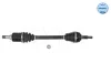 Піввісь (передня) (L) Dacia Duster 1.5dCi/1.6 МКПП 10-/Renault Megane 1.5dCi 08-15 (25z/26z/702mm) 16-14 498 0188 MEYLE 16-14-498-0188 (фото 1)