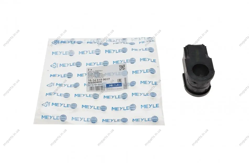 Втулка стабілізатора (переднього) Renault Laguna 07- (d=24mm) 16-14 615 0017 MEYLE 16-14-615-0017 (фото 1)