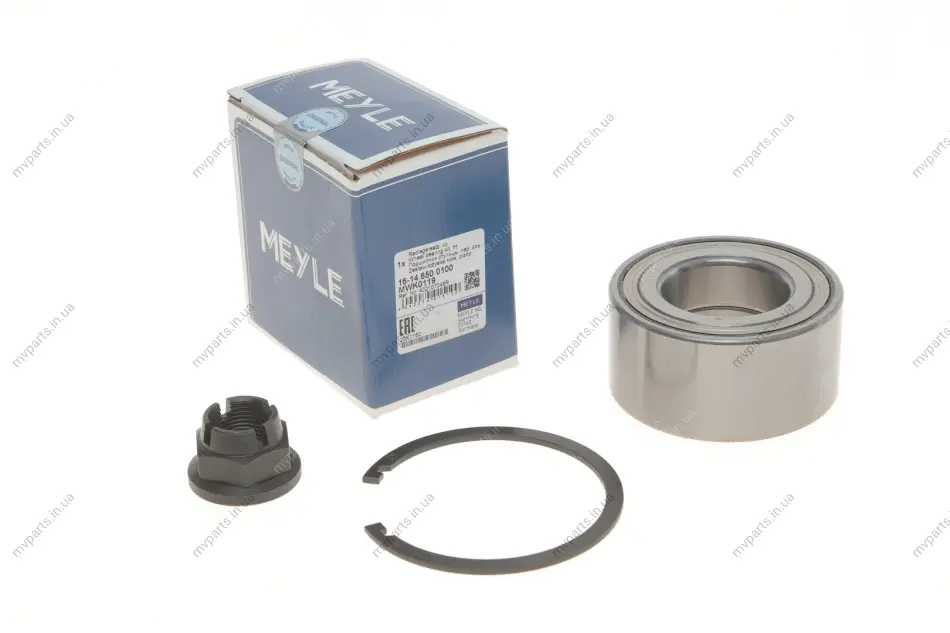 Підшипник маточини (передньої) Renault Megane III 08- (42x80x39) (+ABS) 16-14 650 0100 MEYLE 16-14-650-0100 (фото 1)