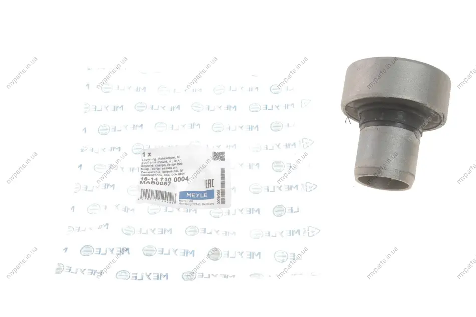 Сайлентблок балки (задньої) Renault Kangoo 97- 16-14 710 0004 MEYLE 16-14-710-0004 (фото 1)