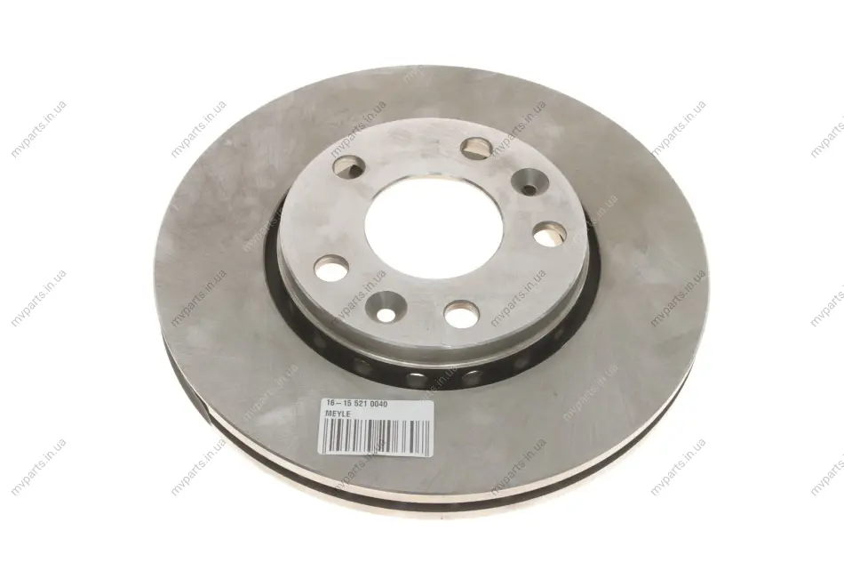 Диск гальмівний (передній) Renault Megane 08- (280x24) 16-15 521 0040 MEYLE 16-15-521-0040 (фото 1)