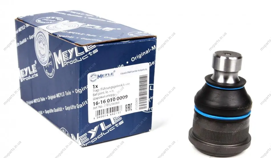 Опора кульова (передня/знизу) Renault Master/Opel Movano 98- 16-16 010 0009 MEYLE 16-16-010-0009 (фото 1)