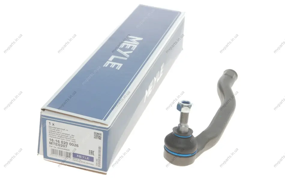 Наконечник тяги рульової (R) Renault Megane III 1.5dCi/1.6 16V 08- 16-16 020 0026 MEYLE 16-16-020-0026 (фото 1)