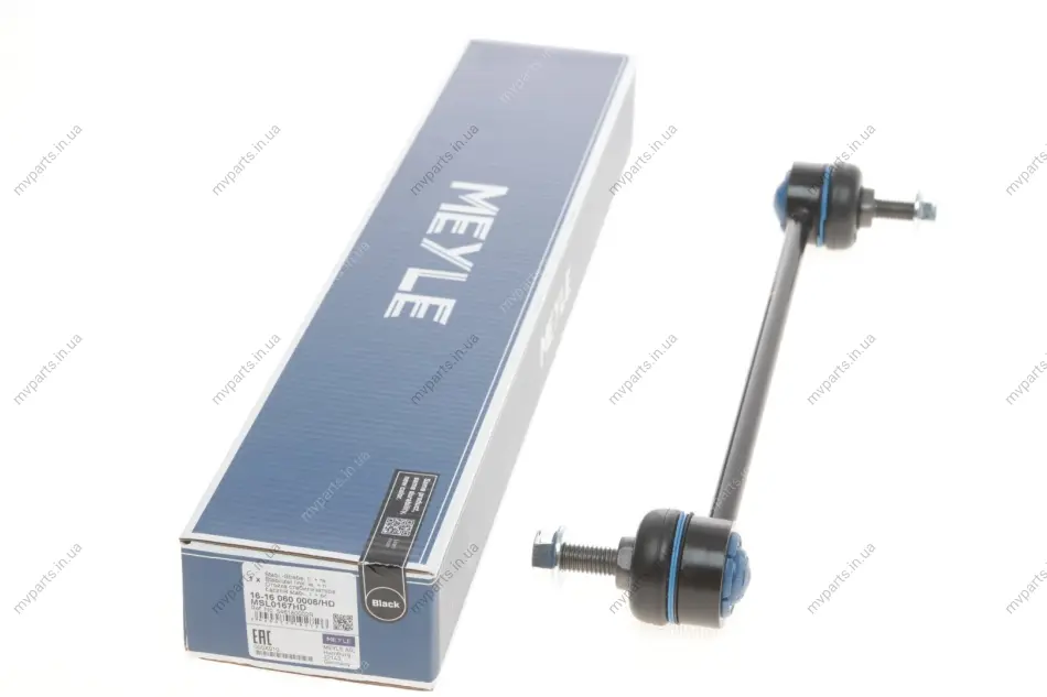 Тяга стабілізатора (переднього) Renault Megane III/IV 08- (L=275mm) 16-16 060 0008/HD MEYLE 16-16-060-0008-HD (фото 1)