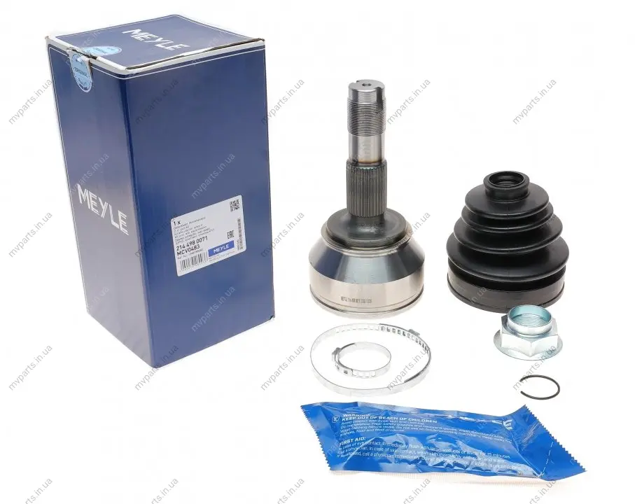 ШРКШ (зовнішній) Citroen Jumper/Fiat Ducato 2.0D/BlueHDi/2.2HDi/2.3D 06-(35z/29z/71.5mm/198mm) 214 498 0071 MEYLE 214-498-0071 (фото 1)