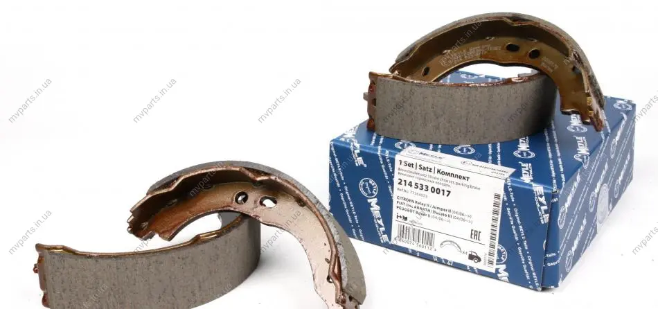 Колодки ручника Fiat Ducato/Peugeot Boxer 06- 214 533 0017 MEYLE 214-533-0017 (фото 1)