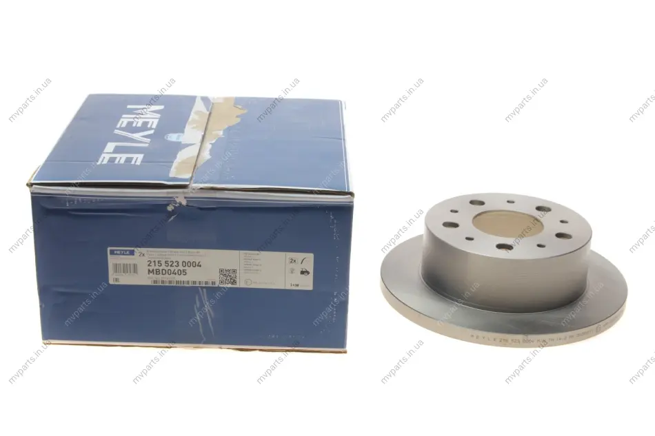 Диск гальмівний (задній) Citroen Jumper/Fiat Ducato/Peugeot Boxer 06- (280x16) 215 523 0004 MEYLE 215-523-0004 (фото 1)