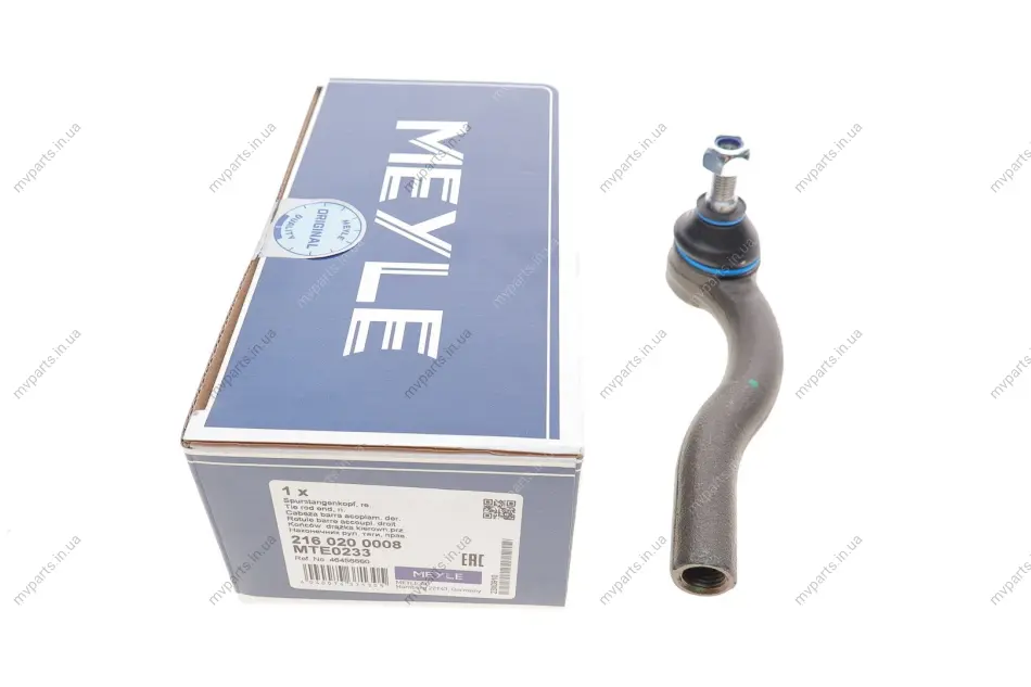 Наконечник тяги рульової (R) Fiat Doblo 01- 216 020 0008 MEYLE 216-020-0008 (фото 1)