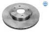 Диск гальмівний (передній) Chevrolet Epica 05- (277.8x24) 29-15 521 0011 MEYLE 29-15-521-0011 (фото 1)