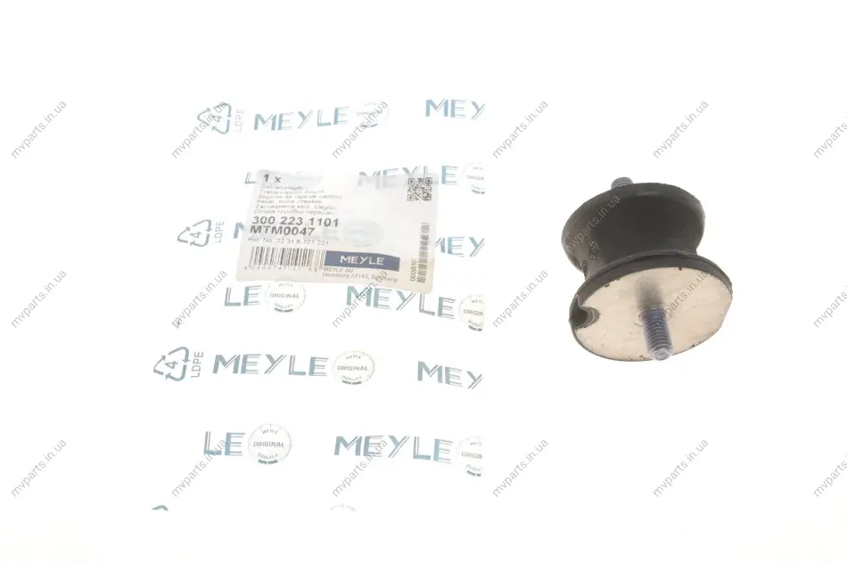 Подушка КПП BMW 3 (E36/E46)/5 (E34/E39)/7 (E38) 2.0 91-06 300 223 1101 MEYLE 300-223-1101 (фото 1)