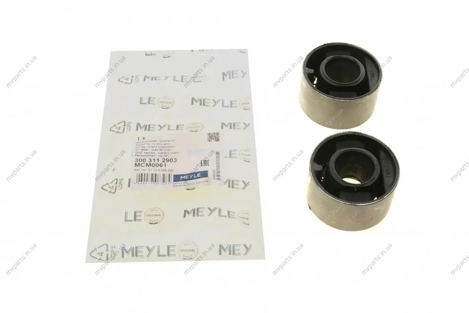 Сайлентблок важеля (переднього) BMW 3 (E36/E30) 82-03 300 311 2903 MEYLE 300-311-2903 (фото 1)