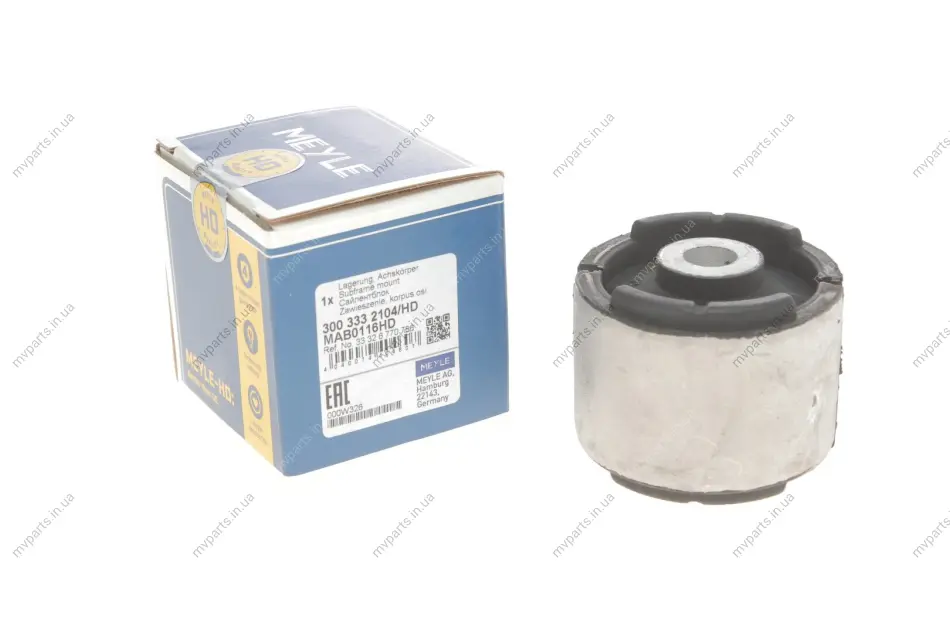 Сайлентблок балки (задньої) BMW 3 (E36/E46) 90-05 300 333 2104/HD MEYLE 300-333-2104-HD (фото 1)