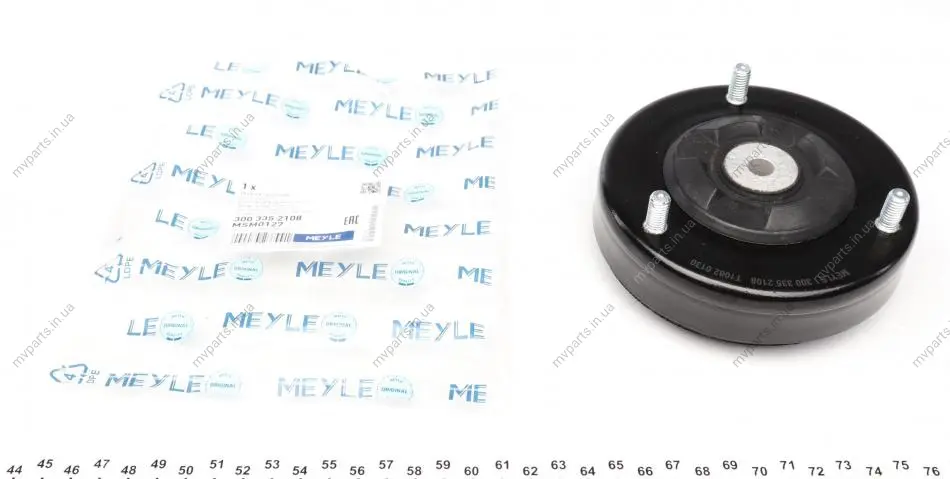 Подушка амортизатора (заднього) BMW 5 (E39)/7 (E38) 94-03 300 335 2108 MEYLE 300-335-2108 (фото 1)