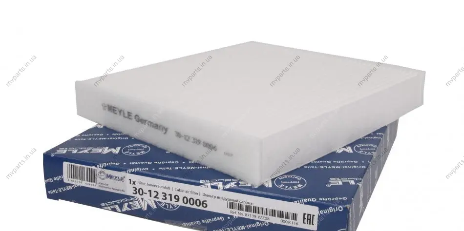 Фільтр салону Toyota/Lexus/Subaru 08- 30-12 319 0006 MEYLE 30-12-319-0006 (фото 1)