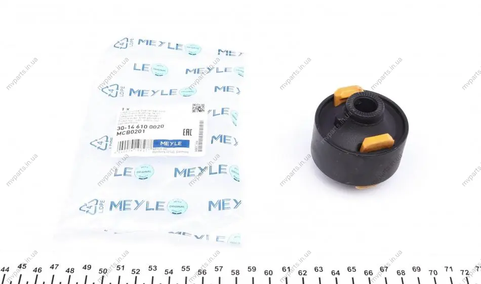 Сайлентблок важеля (переднього/ззаду/знизу) Toyota Rav 4 00-05 30-14 610 0020 MEYLE 30-14-610-0020 (фото 1)