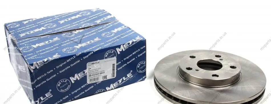 Диск гальмівний (передній) Toyota Camry 2.2-3.0 91-06 (275x28) 30-15 521 0031 MEYLE 30-15-521-0031 (фото 1)