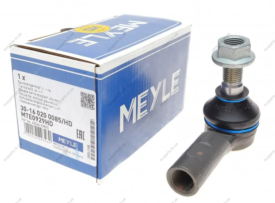 Наконечник тяги рульової Toyota Hilux 2.4-2.8 D 15- 30-16 020 0085/HD MEYLE 30-16-020-0085-HD (фото 1)