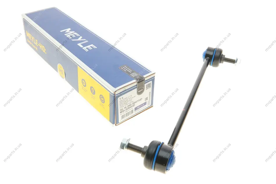 Тяга стабілізатора (переднього) Toyota Corola/Camry/Rav 4 II 00-08 (L=285 мм) 30-16 060 0047/HD MEYLE 30-16-060-0047-HD (фото 1)