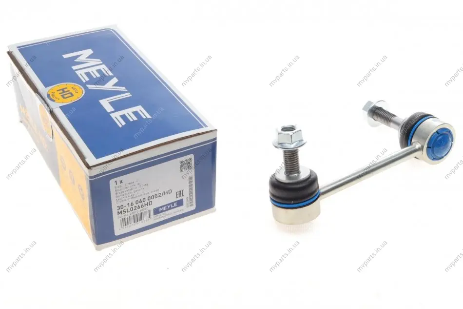Тяга стабілізатора (переднього) (L) Toyota Land Cruiser Prado 02- 30-16 060 0052/HD MEYLE 30-16-060-0052-HD (фото 1)