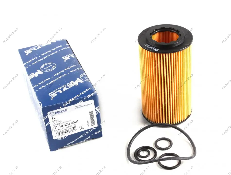 Фільтр масляний Honda Accord/CR-V 2.2i 04-08 31-14 322 0001 MEYLE 31-14-322-0001 (фото 1)