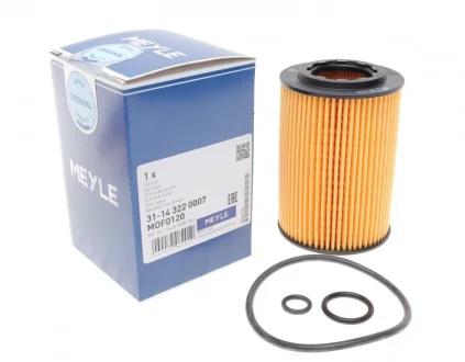 Фільтр масляний Honda Accord VIII/Civic IX/VIII/CR-V III/IV 2.2D 05- 31-14 322 0007 MEYLE 31-14-322-0007