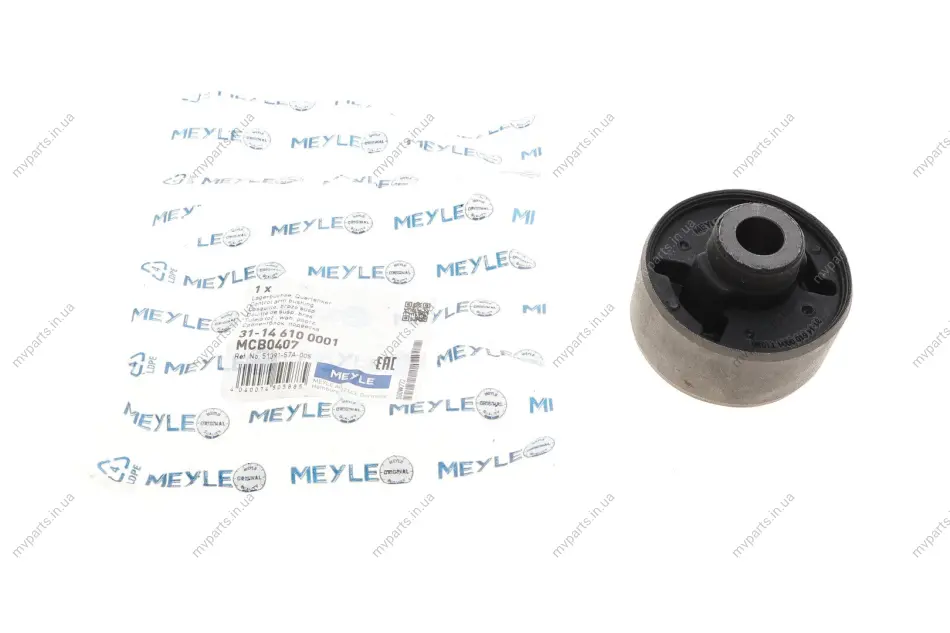 Сайлентблок важеля (переднього/знизу) Honda Civic VII 01-05 31-14 610 0001 MEYLE 31-14-610-0001 (фото 1)