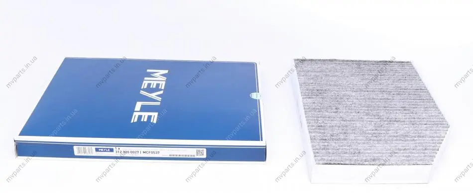 Фільтр салону BMW 3 (G20/G20)/X3 (G01/F97)/X4 (G02/F98) 17- (вугільний) 312 320 0027 MEYLE 312-320-0027 (фото 1)
