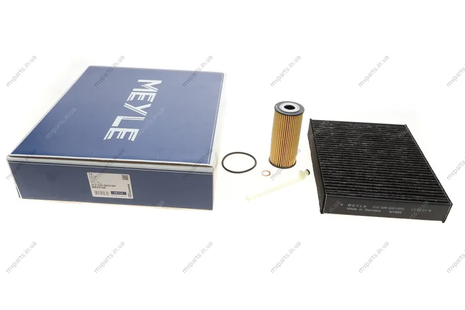 Комплект фільтрів BMW 3 (F30/F80) 11-18 B38/B46/B47/B48/N47 (масляний/салон вугільн.) 312 330 0002/SK MEYLE 312-330-0002-SK (фото 1)