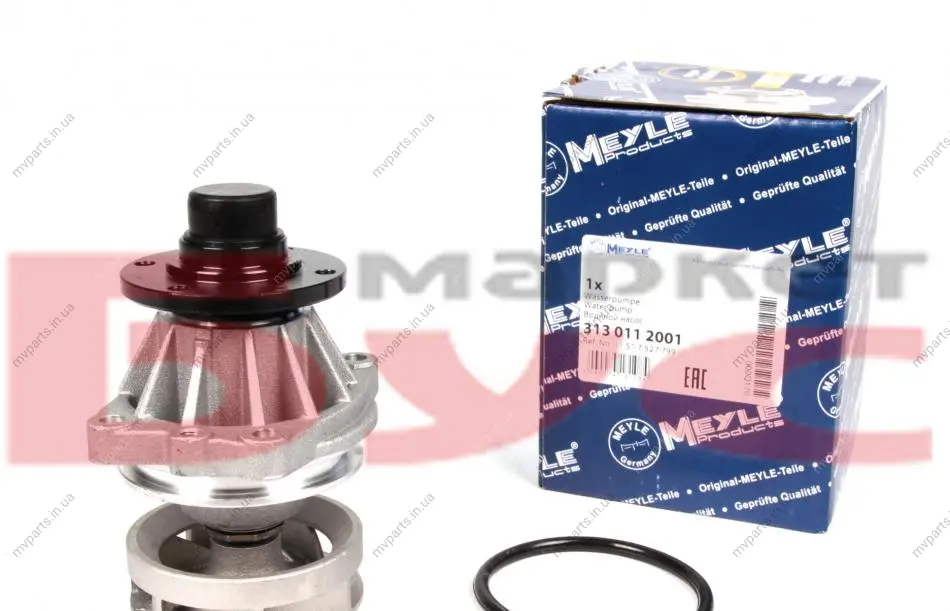Помпа води BMW 3 (E36/E46)/5 (E34/E39/E60)/7 (E38/E65/E66/E67)/X3 (E83)/X5 (E53) 313 011 2001 MEYLE 313-011-2001 (фото 1)