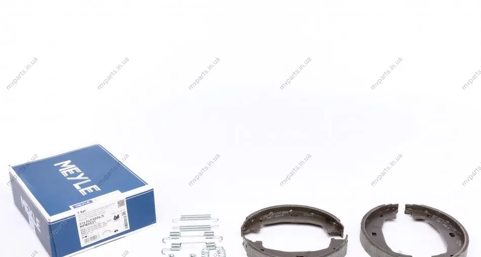Колодки ручника BMW 1 (E81/E82)/3 (E46/E90) 98-13 (160x20) 314 042 0006/S MEYLE 314-042-0006-S (фото 1)