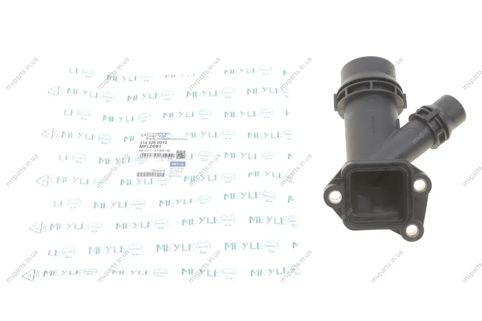 Фланець системи охолодження BMW 3 (E46)/5 (E39) 2.0-3.0d 314 226 0012 MEYLE 314-226-0012 (фото 1)