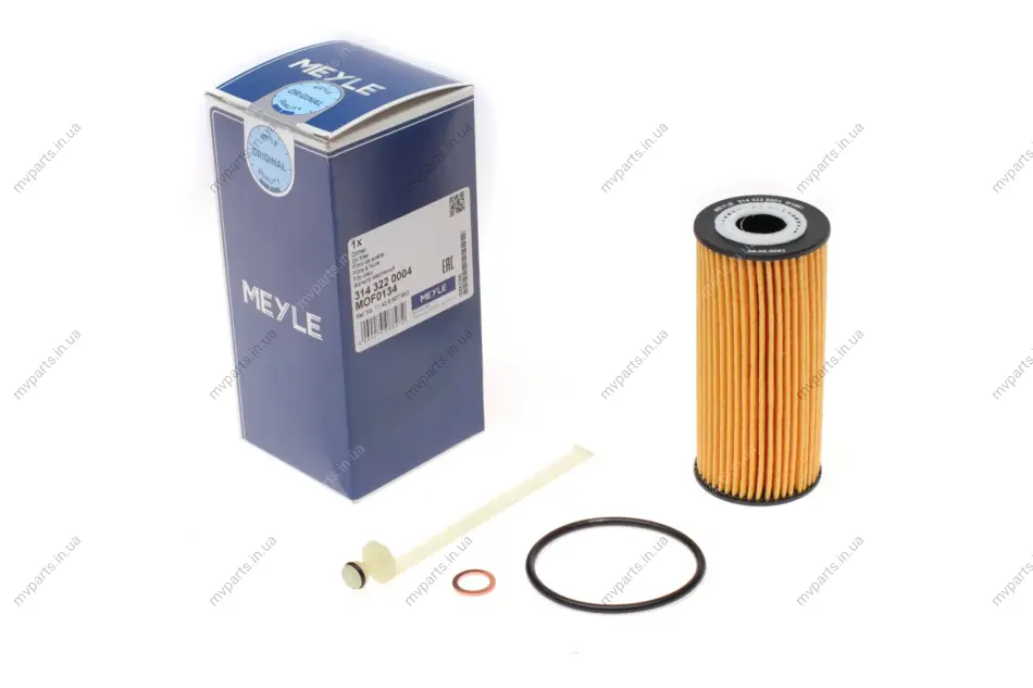 Фільтр масляний BMW 3 (E90-E93/F30/F80)/4 (F32)/5 (F10/F18)/7 (F01-F04)/X5 (F15/F85) 10- 314 322 0004 MEYLE 314-322-0004 (фото 1)