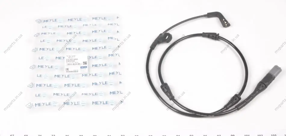 Датчик зносу гальмівних колодок (передніх) BMW X5 (E70)/X6 (E71/E72) 3.0/3.0D 07- 314 527 0003 MEYLE 314-527-0003 (фото 1)