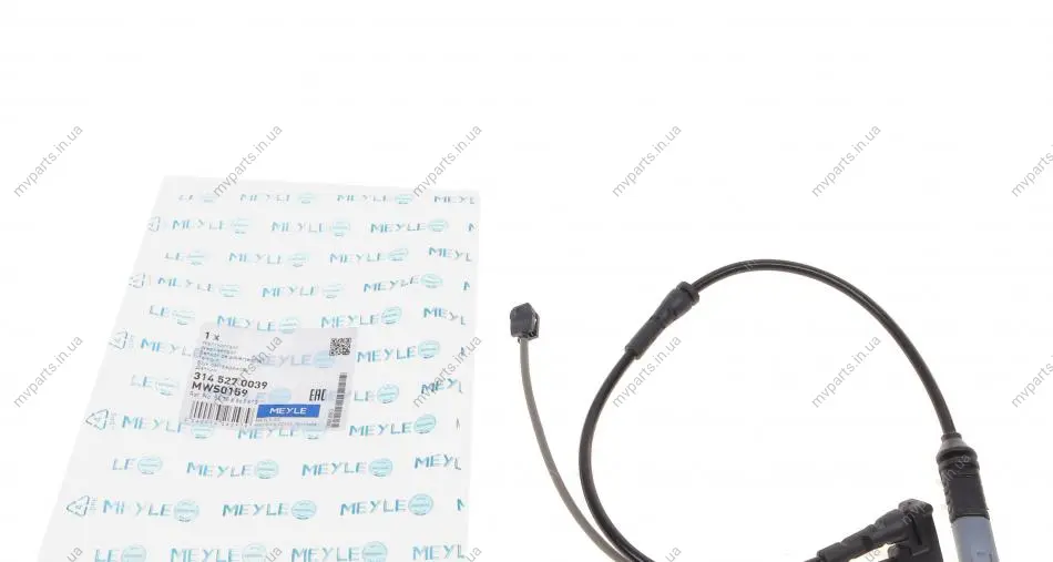Датчик зносу гальмівних колодок (передніх) BMW X1 (F48)/X2 (F39) /Mini Cooper 13- 314 527 0039 MEYLE 314-527-0039 (фото 1)