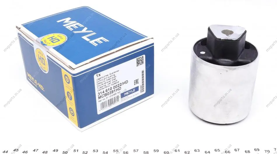 Сайлентблок важеля (переднього) BMW 3 (F30/F80) 11- 314 610 0022/HD MEYLE 314-610-0022-HD (фото 1)