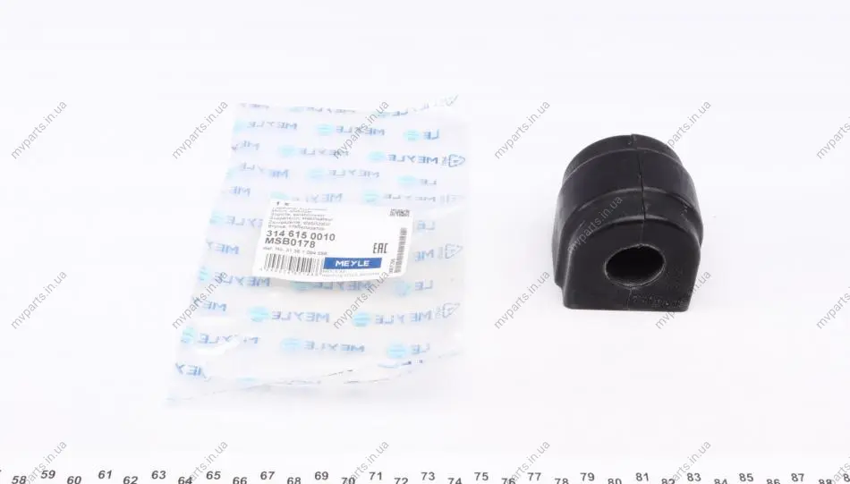 Втулка стабілізатора (переднього) BMW 3 (E46) 95-05 (d=24mm) 314 615 0010 MEYLE 314-615-0010 (фото 1)