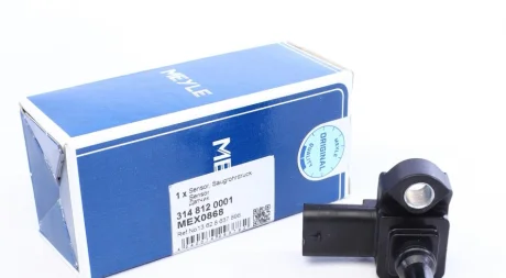 Датчик тиску у впускному газопроводі BMW 1/2/3/4/X1/X2 1.2/1.5/1.5H 13- 314 812 0001 MEYLE 314-812-0001