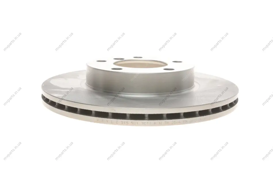 Диск гальмівний (передній) BMW 3 (E36/E46) (286x22) 315 521 3011 MEYLE 315-521-3011 (фото 1)