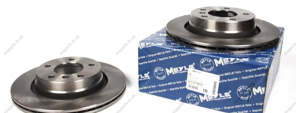 Диск гальмівний (задній) BMW 3 (E46) 98-06 (294x19) 315 523 0059 MEYLE 315-523-0059 (фото 1)